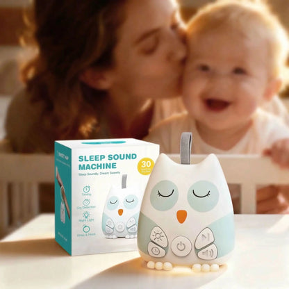 veilleuse bébé bruit blanc détection pleurs hiboux bébé mama