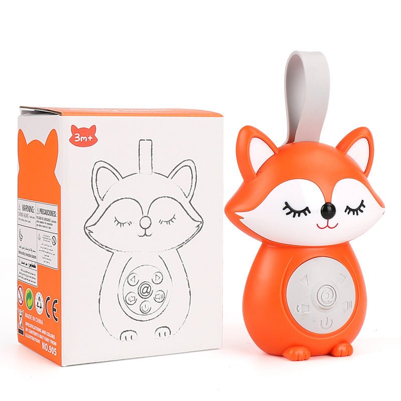 veilleuse bébé bruit blanc renard portable boite