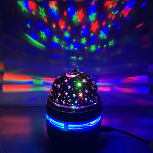 Veilleuse bébé projection  plafond lumières dansantes