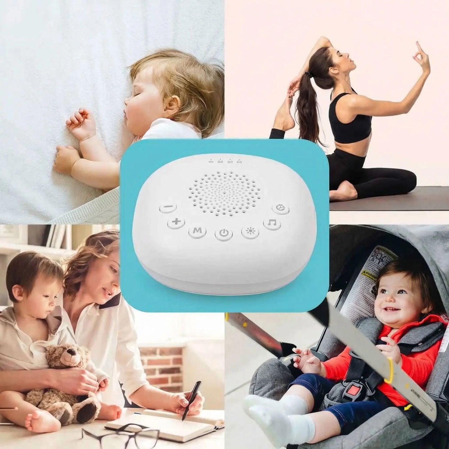 veilleuse bruits blancs bébé zen 24 sons mutifonction